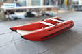 CE China PVC Inflatable Rubber Boat catamaran boat With Electric Motor Engine Fo