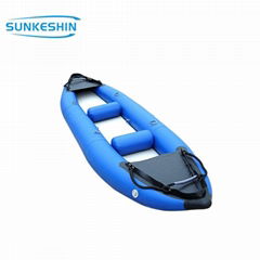 Popular Design 400cm 3 Person Fishing Inflatable Kayaks With Accessories