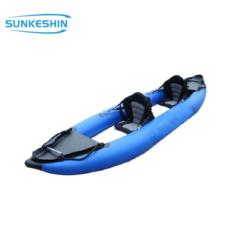 Popular Design 400cm 3 Person Fishing Inflatable Kayaks With Accessories 2