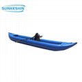 Popular Design 400cm 3 Person Fishing Inflatable Kayaks With Accessories
