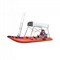 Popular Design 400cm 3 Person Fishing Inflatable Kayaks With Accessories