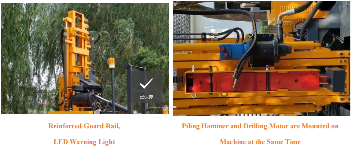 ES-E HYDRAULIC PHOTOVALTIC SOLAR PANEL POST PILE DRIVER 5