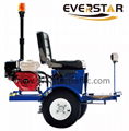 ES-9A DRIVER BOOSTER MACHINE CONNECTED WITH HAND PUSH ROAD MARKING MACHINE