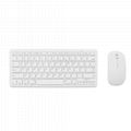 Ultra Slim Portable Wireless Keyboard and Mouse Set for Apple MAC OS Windows