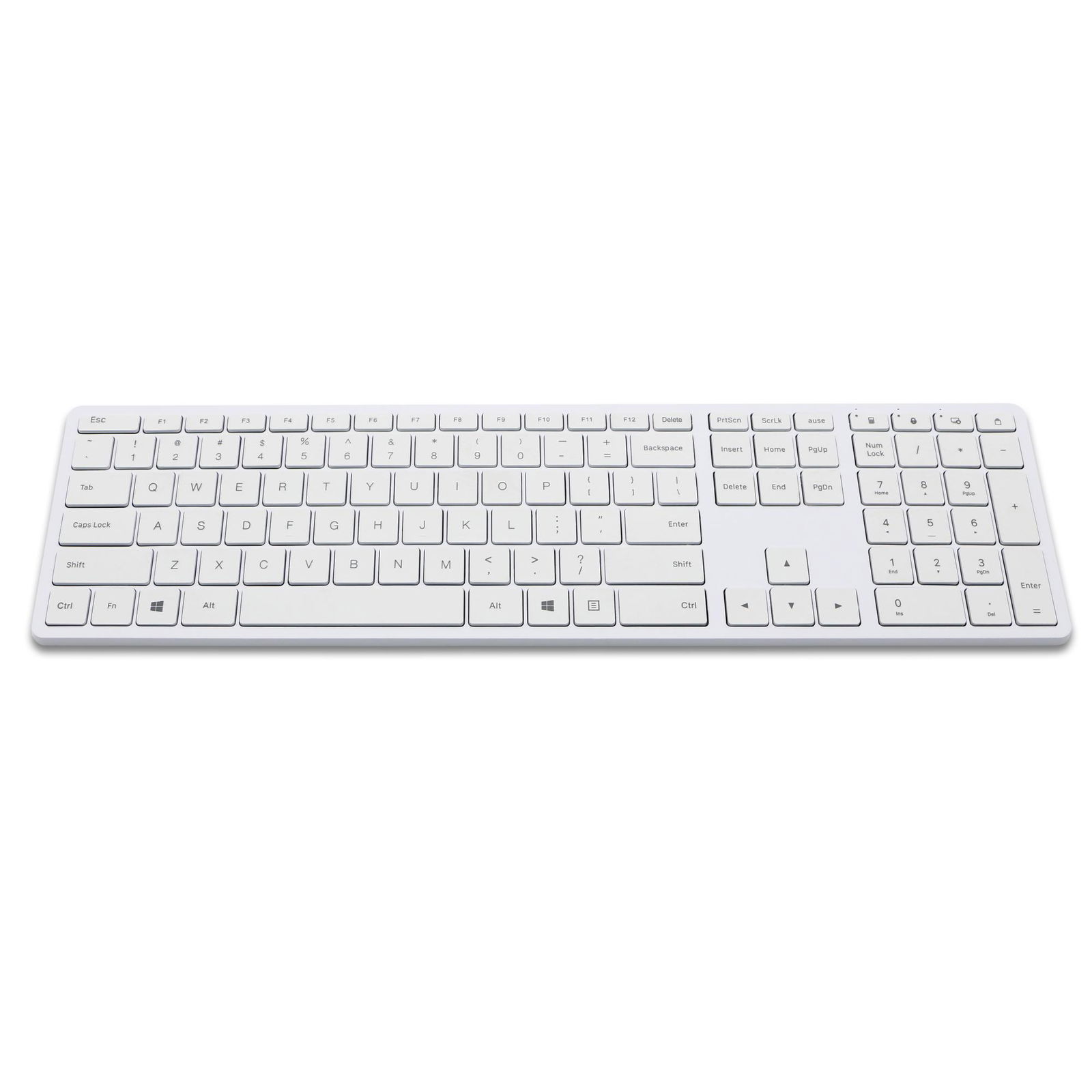 Wireless Four Bluetooth Channels Full Size Keyboard for Mac/Windows 4