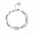 New pearl bracelet light luxury niche delicate women's original design senior se