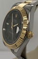 Rolex Datejust II 18k Yellow Gold Steel & Diamond Mens Watch Box/Papers 116333