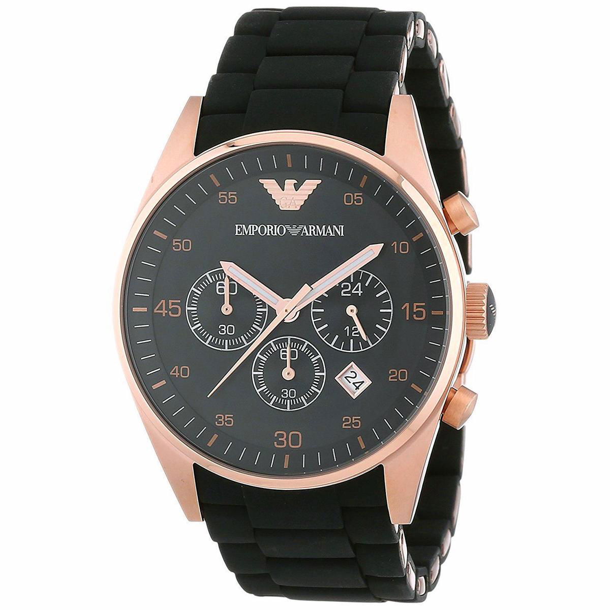 EMPORIO ARMANI WATCH AR5905 ROSE GOLD MENS WATCH AR5906 WOMEN LADY WATCH 2