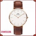 DW Watch Men's DW00100006 St. Mawes Brown Leather Watch 0106DW