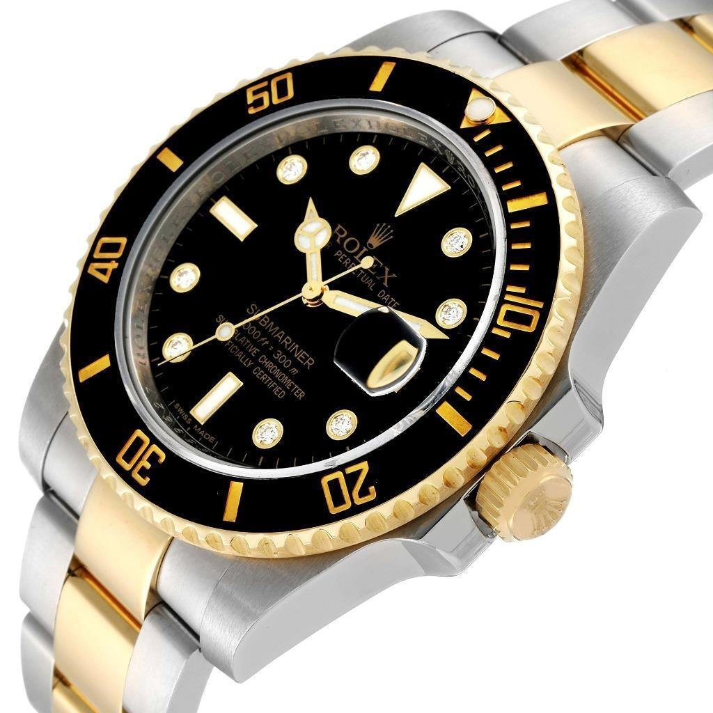 Rolex Submariner Date 40mm Black Dial Two Tone Auto Steel/Yellow Gold 116613LN 4