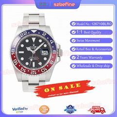 Rolex GMT-Master II PAPERS PEPSI Red / Blue Jubilee Bracelet 126710 BLRO 40mm (Hot Product - 1*)