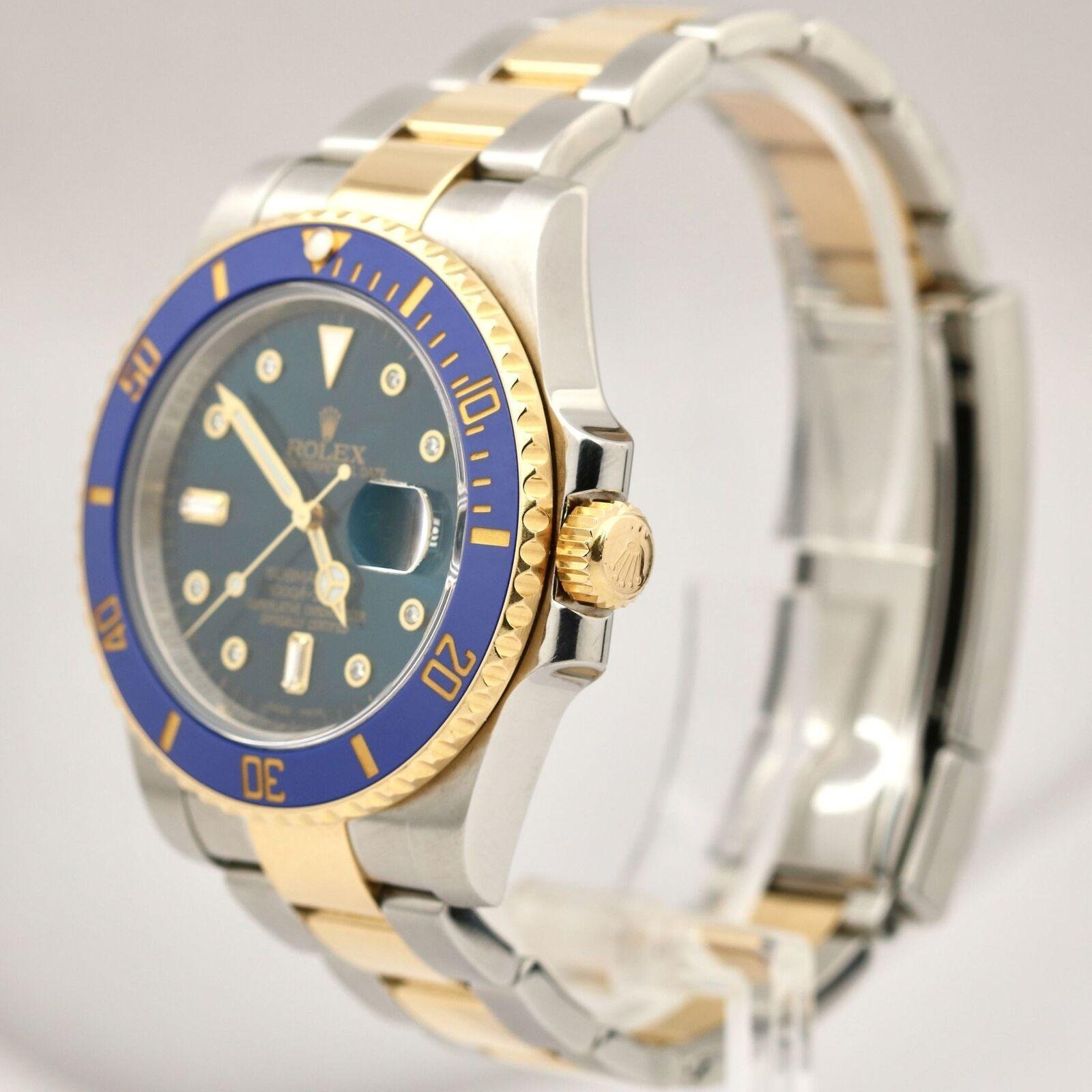 Rolex Submariner Date 40mm Black Dial Two Tone Auto Steel/Yellow Gold 116613LB 2