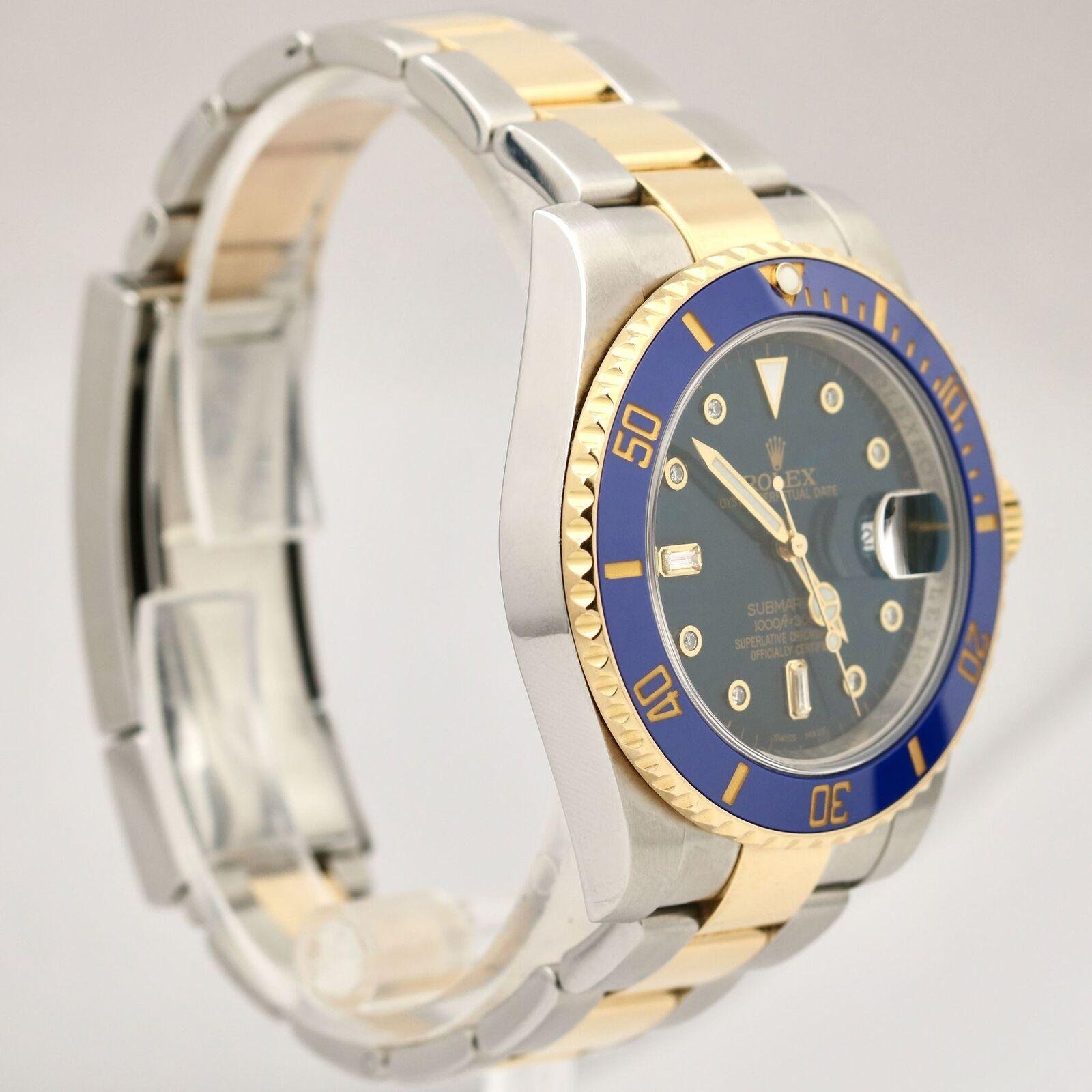 Rolex Submariner Date 40mm Black Dial Two Tone Auto Steel/Yellow Gold 116613LB 3