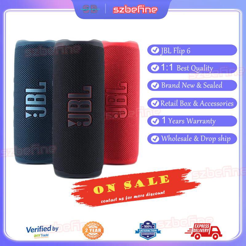 JBL Flip 6 Portable Waterproof Bluetooth Speaker Flip6 Wireless Soundbox