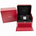 Cartier Dumont WSSA0022 Large Model Silver Dial Quartz Watch w/Box and Card 6