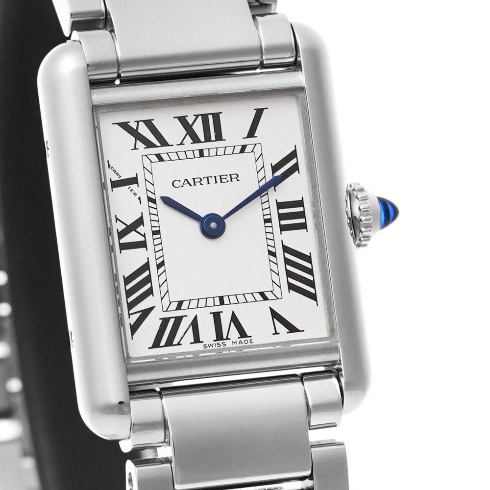 Cartier Tank Must WSTA0051 Quartz Stainless Ladies Watch Women Wist Watch 5