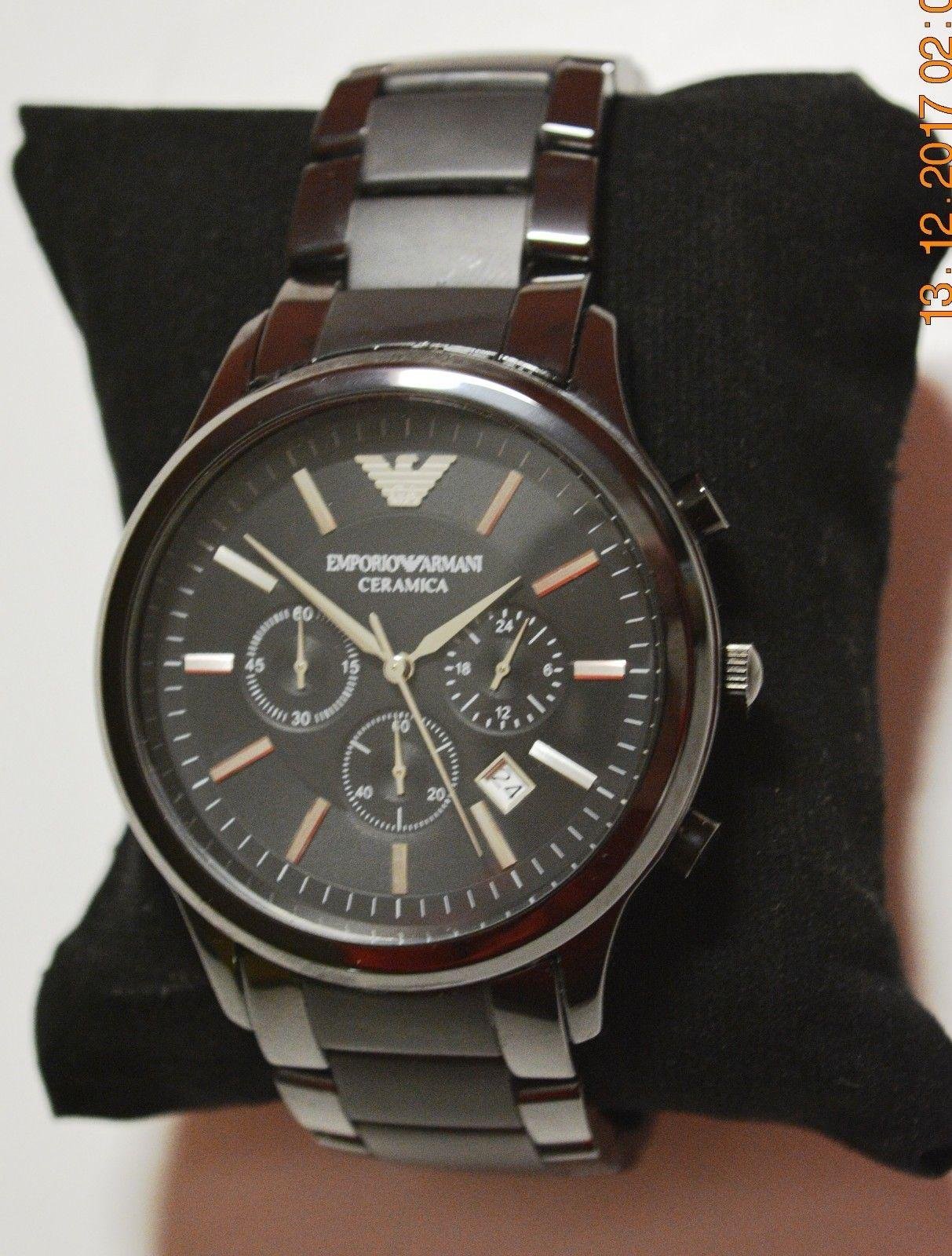 Emporio Armani Ceramica AR1451 Wrist Watch for Men 2