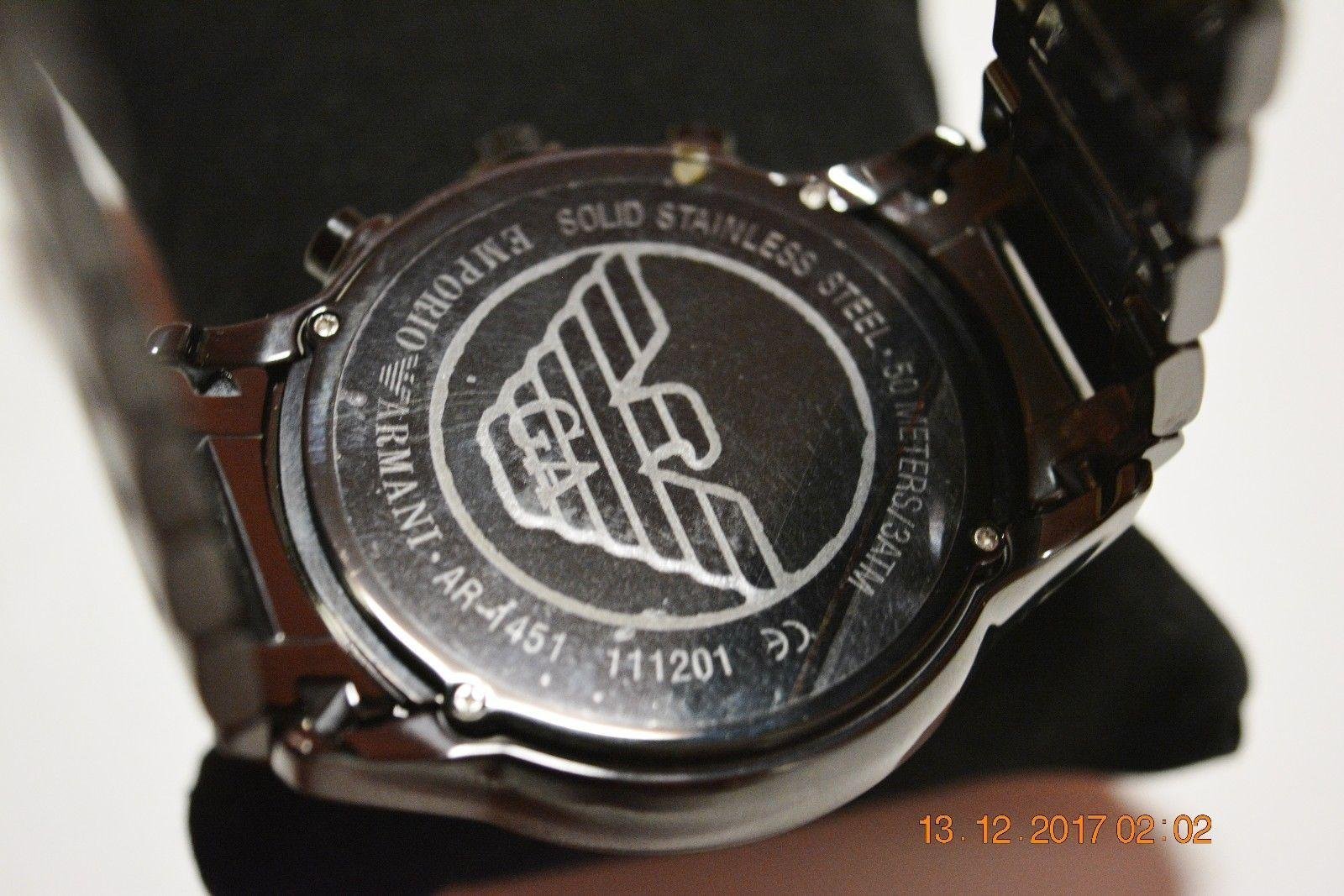 Emporio Armani Ceramica AR1451 Wrist Watch for Men 4