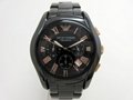 Emporio Armani AR1410 Classic Black Ceramica Chronograph Bracelet Men's Watch 4