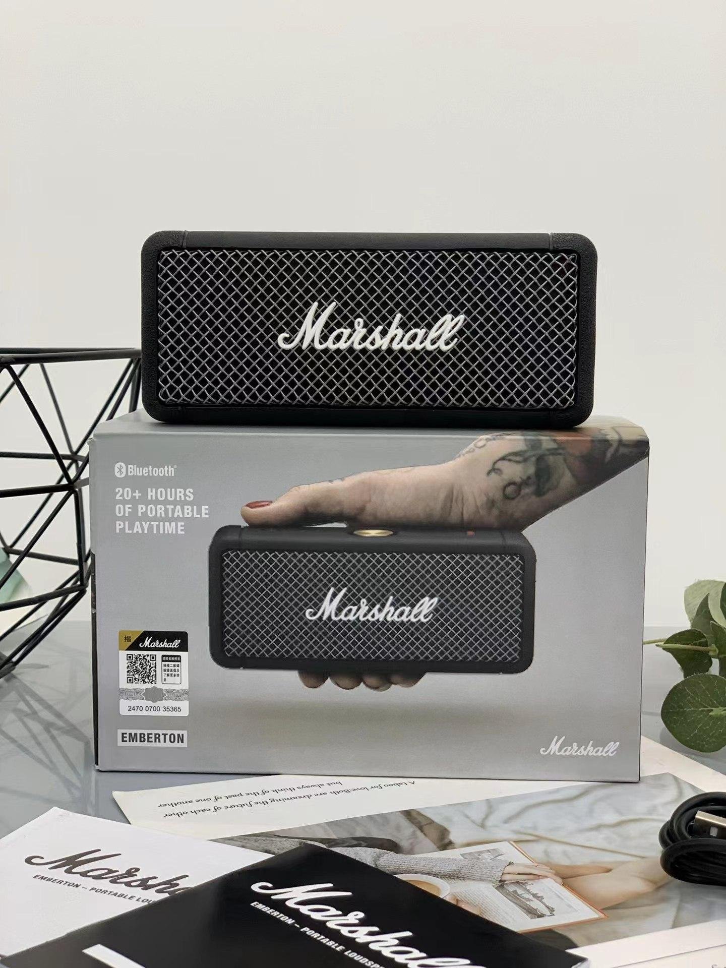 1:1 Marshall Emberton Portable Bluetooth Speaker Best Quality 4
