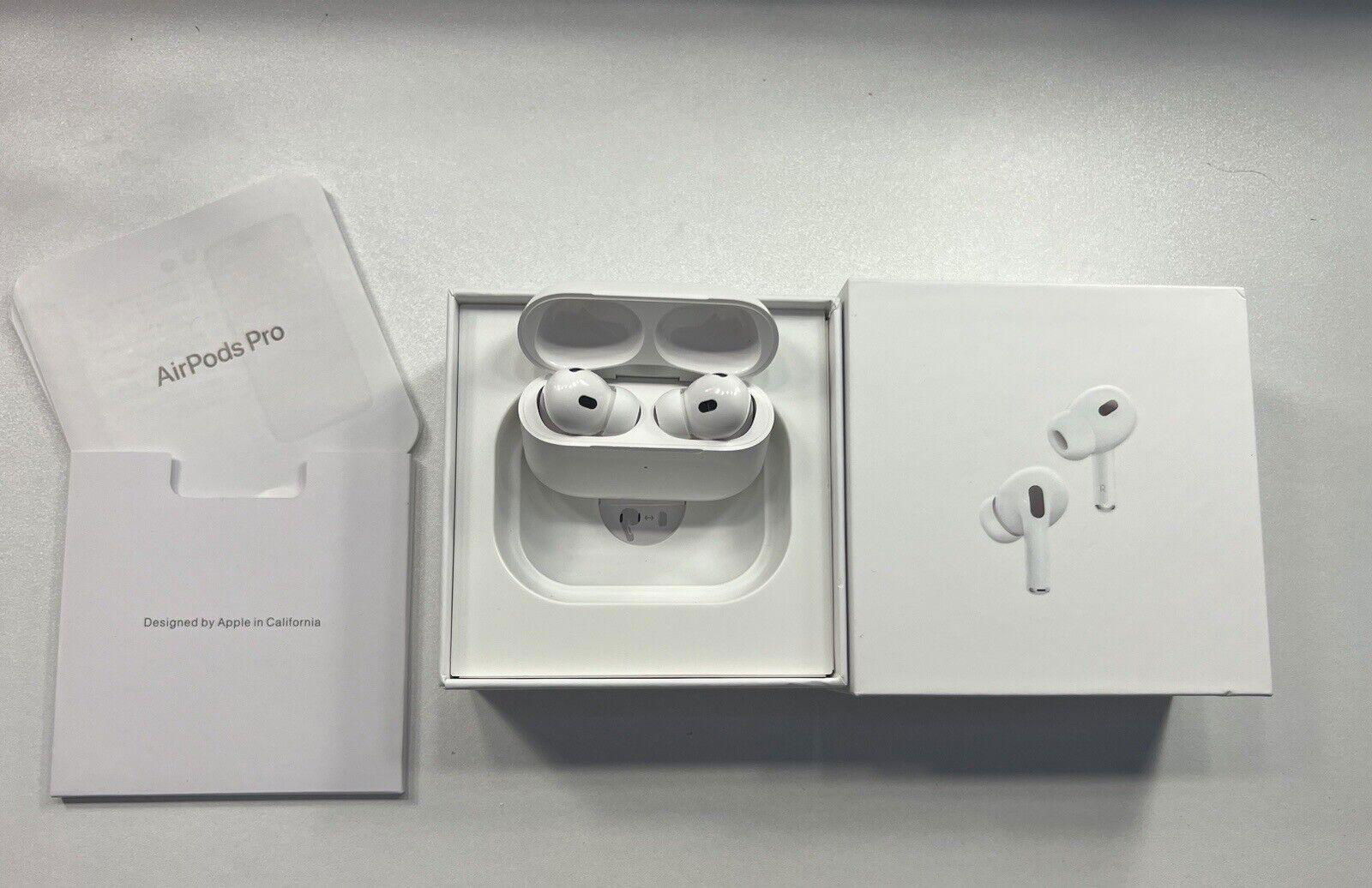 1:1 Apple AirPods Pro 2nd Generation Earbuds Earphone With MagSafe Charging Case 4