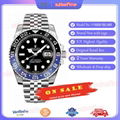 Rolex GMT-Master II 126710BLNR Silver Jubilee Bracelet with Blue and Black Bezel