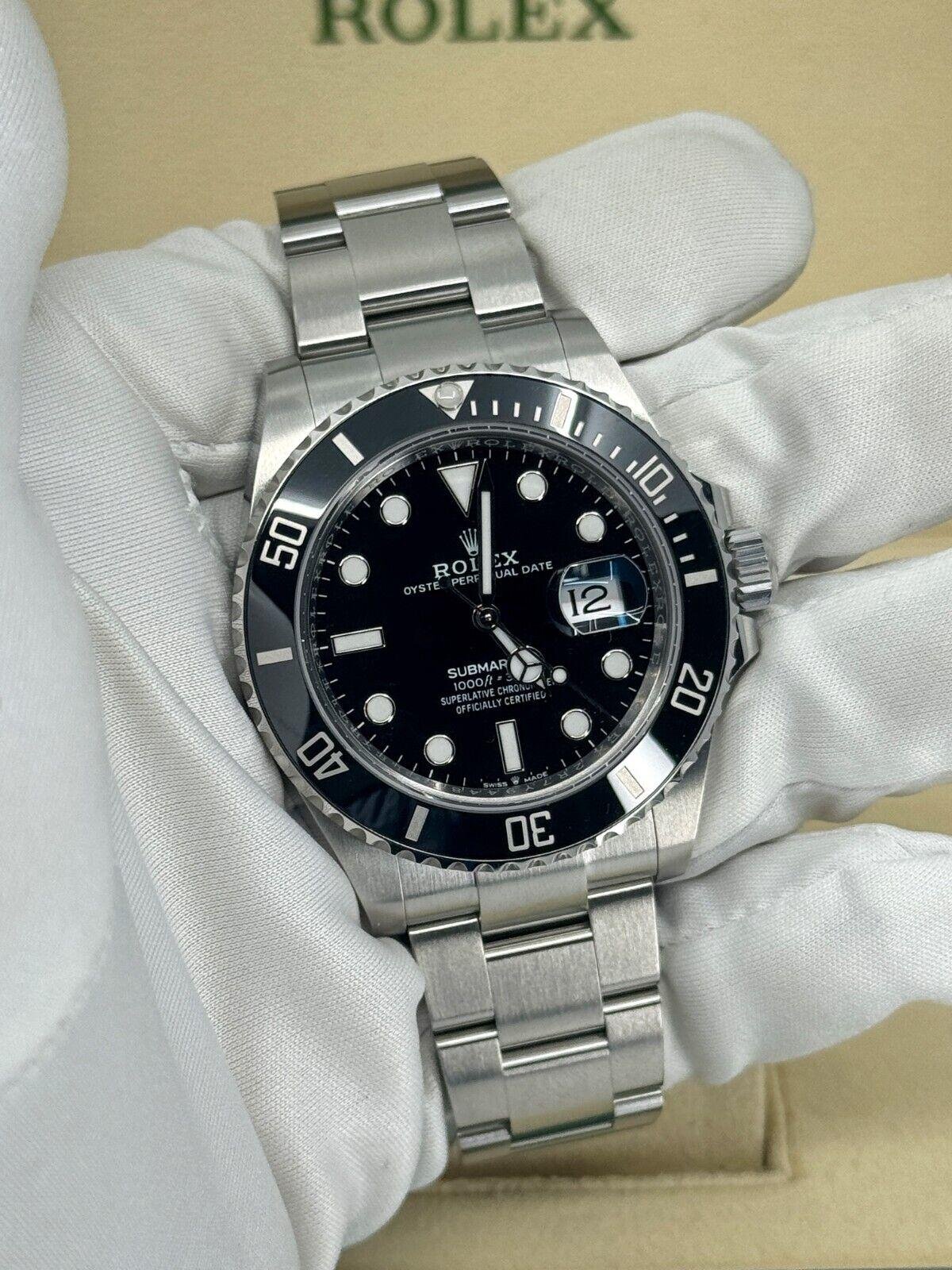 Rolex Submariner 41mm Date Steel Ceramic Black Dial Automatic Watch 126610LN 2