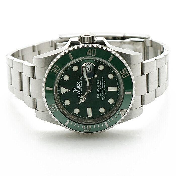 Rolex Submariner Date 'Hulk' Green Ceramic Steel Watch 116610 LV 4