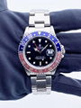 Rolex GMT Master II Blue Red Pepsi Bezel Box Dial Mens Watch 16710 Box Card 2