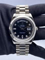 Rolex Day-Date II 218239 18k White Gold Presidential Black Diamond Dial 2