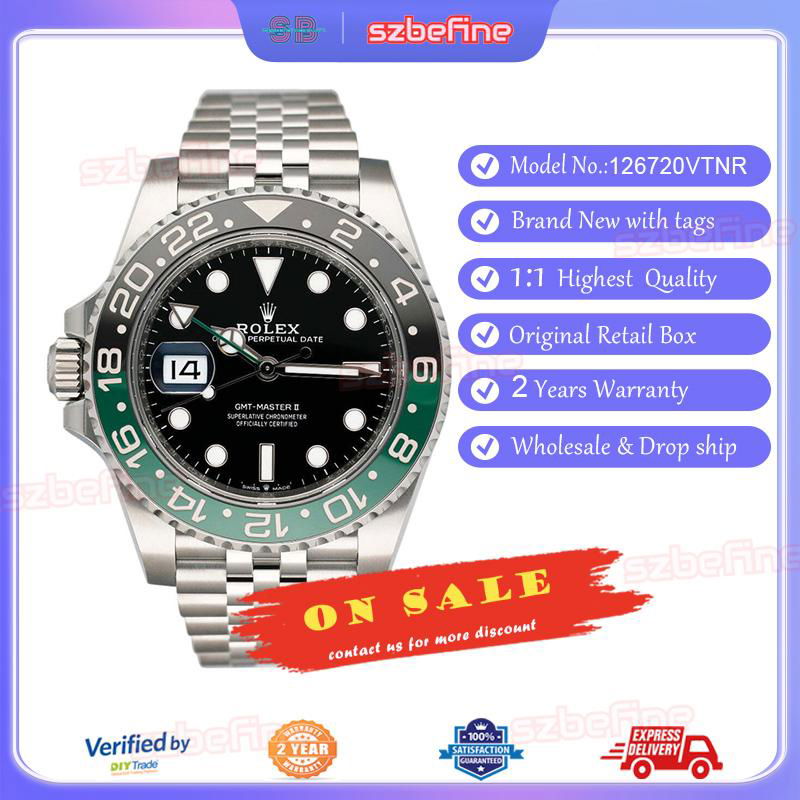 Rolex GMT-Master II Sprite 40mm Jubilee True New Watch 126720VTNR