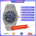  Audemars Piguet Royal Oak 26120ST AP Dual Time Blue Dial Mens Automatic Watch 1