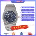  Audemars Piguet Royal Oak 26120ST AP Dual Time Blue Dial Mens Automatic Watch