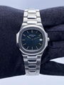 Patek Philippe Nautilus Quartz 32mm Steel Ladies Bracelet Watch Date 3900/1A-001