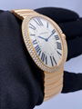 Cartier Baignoire Large WB520003 Diamond 18K Rose Gold Watch