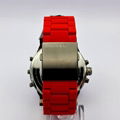 Diesel DZ7370 Mr Daddy 2.0 Chronograph Red Silicone Stainless Steel Watch 57mm