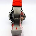 Diesel DZ7370 Mr Daddy 2.0 Chronograph Red Silicone Stainless Steel Watch 57mm
