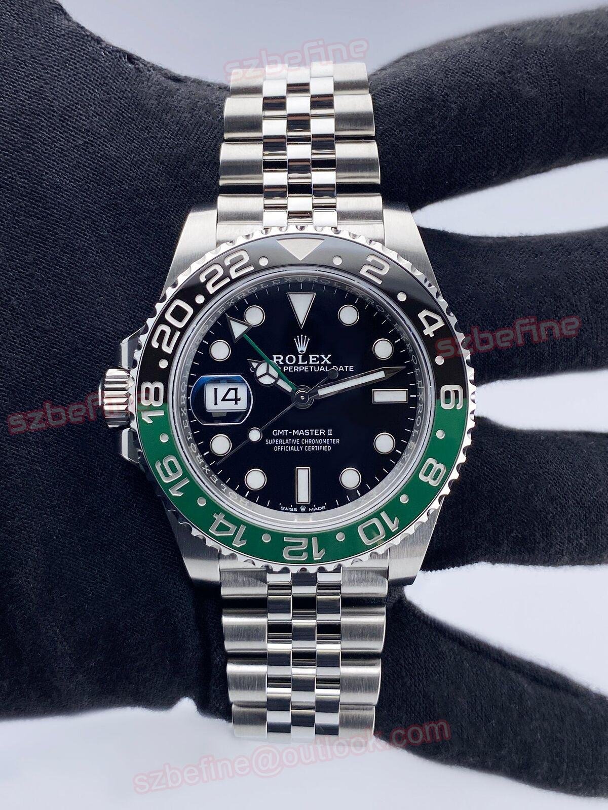 Rolex GMT-Master II Sprite 40mm Jubilee True New Watch 126720VTNR 2