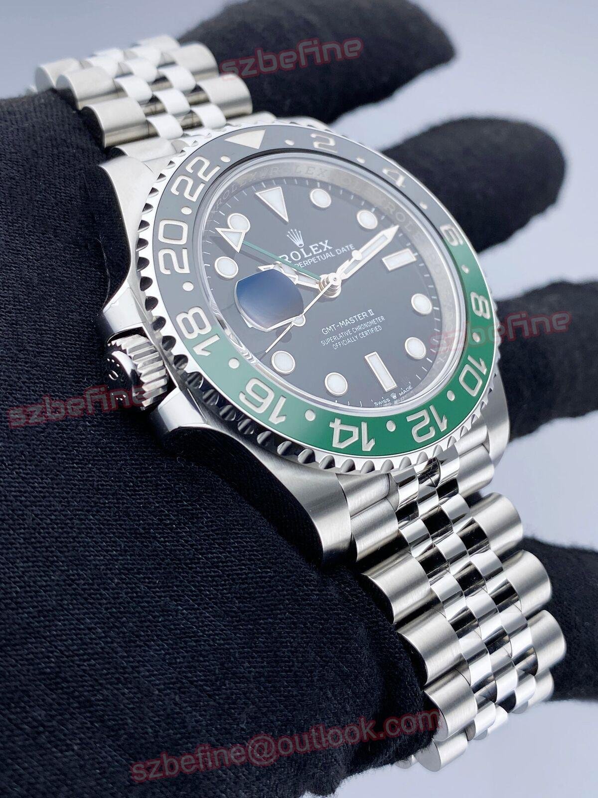 Rolex GMT-Master II Sprite 40mm Jubilee True New Watch 126720VTNR 3