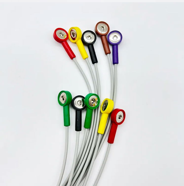 Holter ECG Telemetry cable snap 10 leads compatible with BTL-08 Holter H600 3