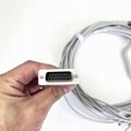 compatible Philips M1770A 15pin ECG Cable 10-Lead EKG Cable patient cable 3