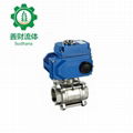 Electric Three-Piece Ball Valve 1