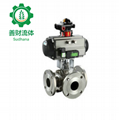 Pneumatic Three-Way Ball Valve