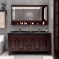 New Chinese style solid wood bathroom