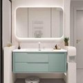 Oak Paint wash basin Smart Mirror Cabinet Bathroom cabinet combination 2