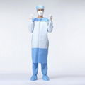 Reinforced surgical gown   made of SMS