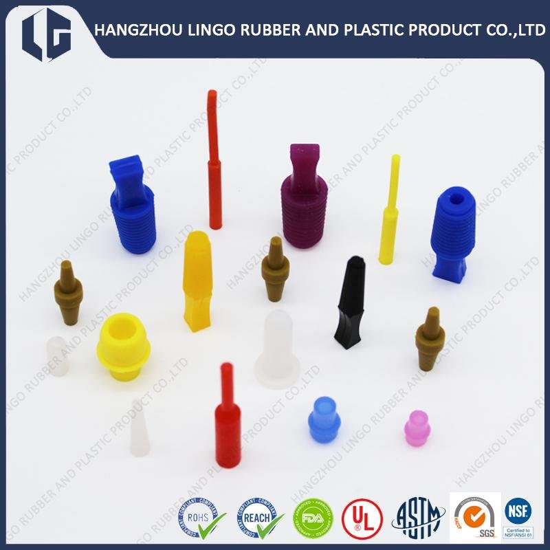 Made in China Clear Color Silicone Caps for Plating Coating