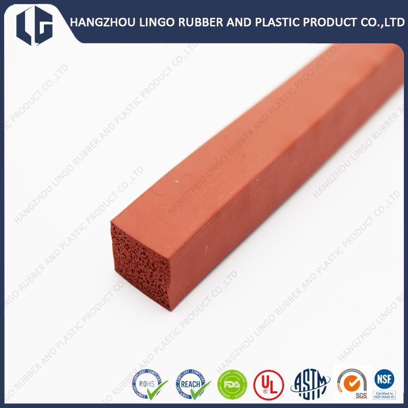 Close Cell Silicone Sponge Extrusion Profile 4