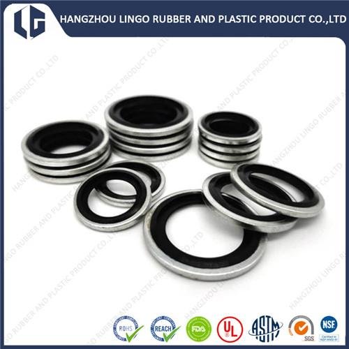 Rubber Bonded To Metal Shock Cushion Part