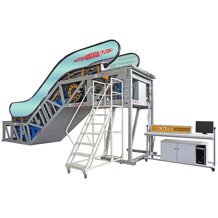 Training equipment for installation and adjustment of escalator components (engi